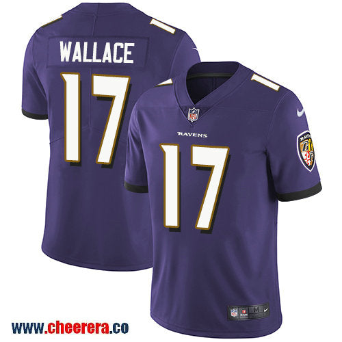 Nike Mike Wallace Baltimore Ravens purple Vapor jersey