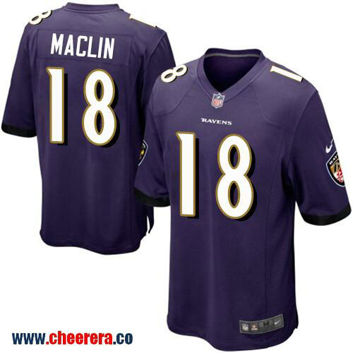 Nike Jeremy Maclin Baltimore Ravens purple Limited jersey