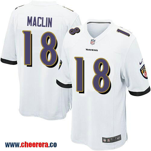 Nike Jeremy Maclin Baltimore Ravens white Limited jersey