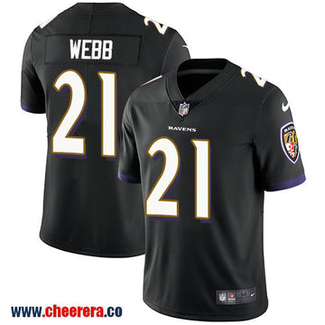 Nike Lardarius Webb Baltimore Ravens black Vapor jersey