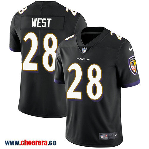 Nike Terrance West Baltimore Ravens black Vapor jersey