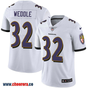 Nike Eric Weddle Baltimore Ravens white Vapor jersey