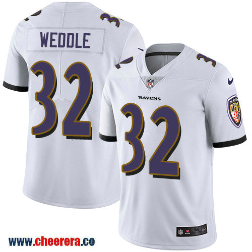 Nike Eric Weddle Baltimore Ravens white Vapor jersey