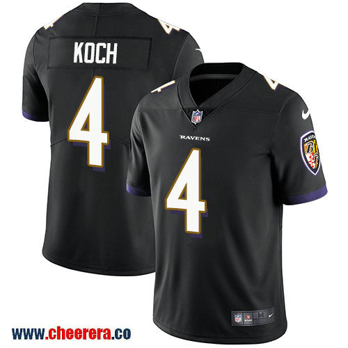 Nike Sam Koch Baltimore Ravens black Vapor jersey