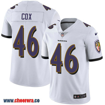 Nike Morgan Cox Baltimore Ravens white Vapor jersey