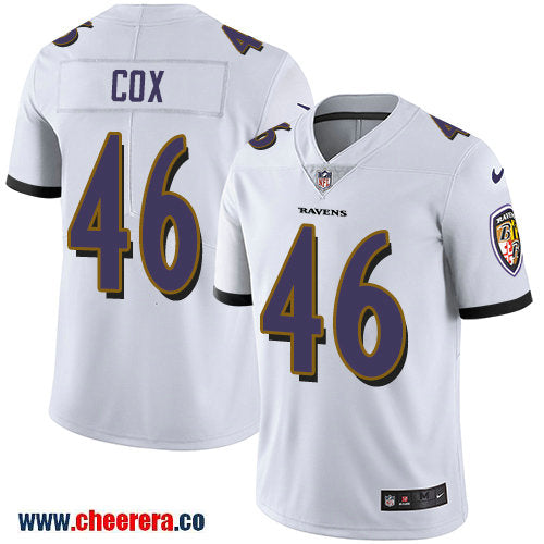 Nike Morgan Cox Baltimore Ravens white Vapor jersey