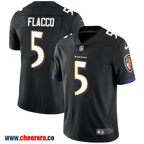 Nike Joe Flacco Baltimore Ravens black Vapor jersey