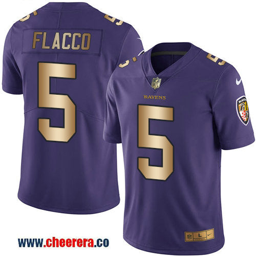 Nike Joe Flacco Baltimore Ravens purple Limited jersey