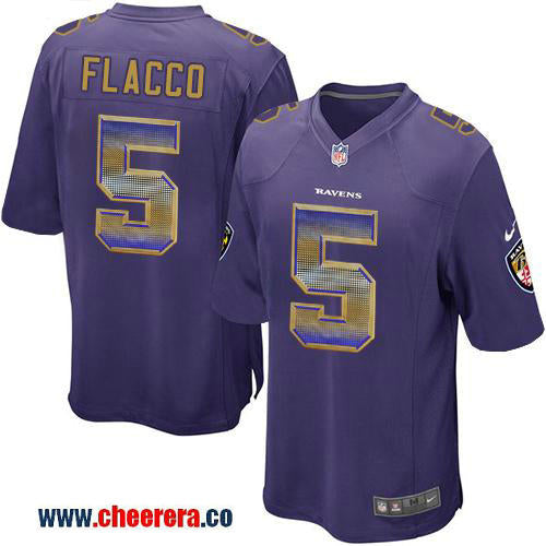 Nike Joe Flacco Baltimore Ravens purple Limited jersey