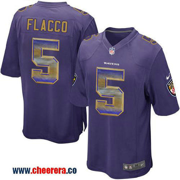 Nike Joe Flacco Baltimore Ravens purple Limited jersey