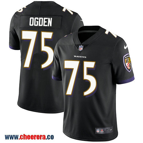 Nike Jonathan Ogden Baltimore Ravens black Vapor jersey
