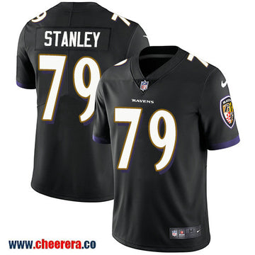 Nike Ronnie Stanley Baltimore Ravens black Vapor jersey