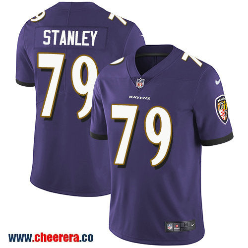 Nike Ronnie Stanley Baltimore Ravens purple Vapor jersey