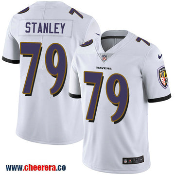 Nike Ronnie Stanley Baltimore Ravens white Vapor jersey