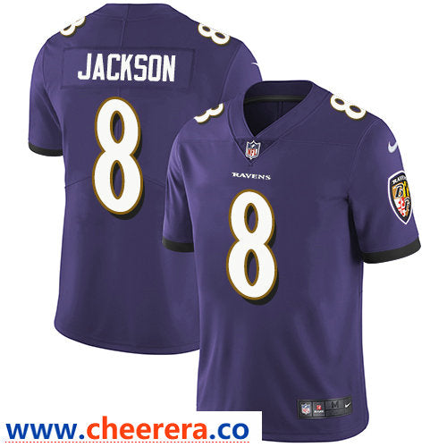 Nike Lamar Jackson Baltimore Ravens purple Vapor jersey