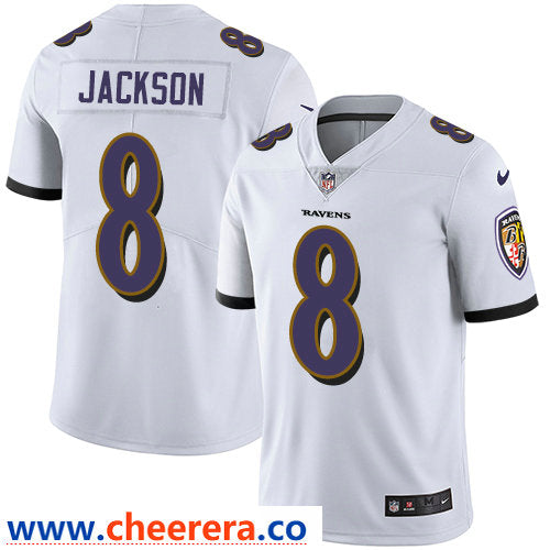 Nike Lamar Jackson Baltimore Ravens white Vapor jersey