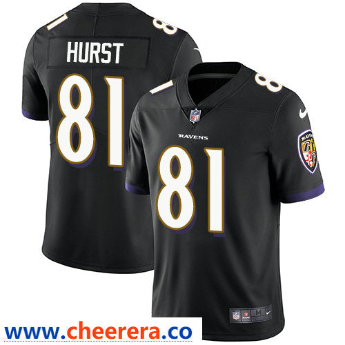 Nike Hayden Hurst Baltimore Ravens black Vapor jersey