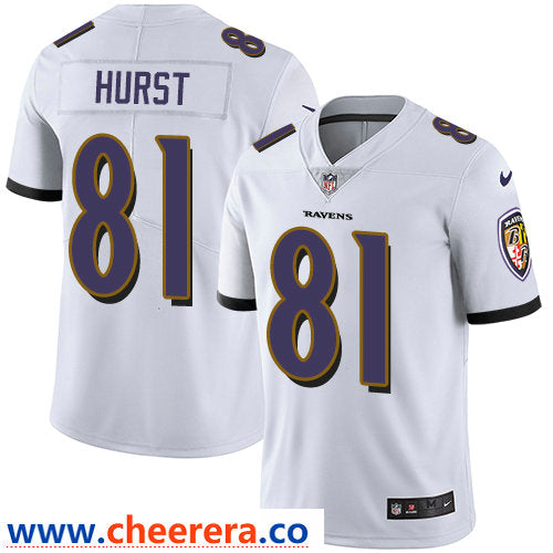 Nike Hayden Hurst Baltimore Ravens white Vapor jersey