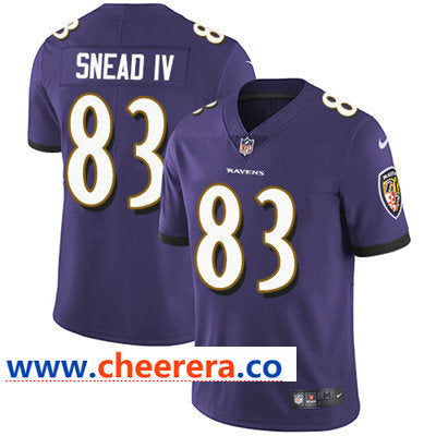 Nike Willie Snead IV Baltimore Ravens purple Vapor jersey