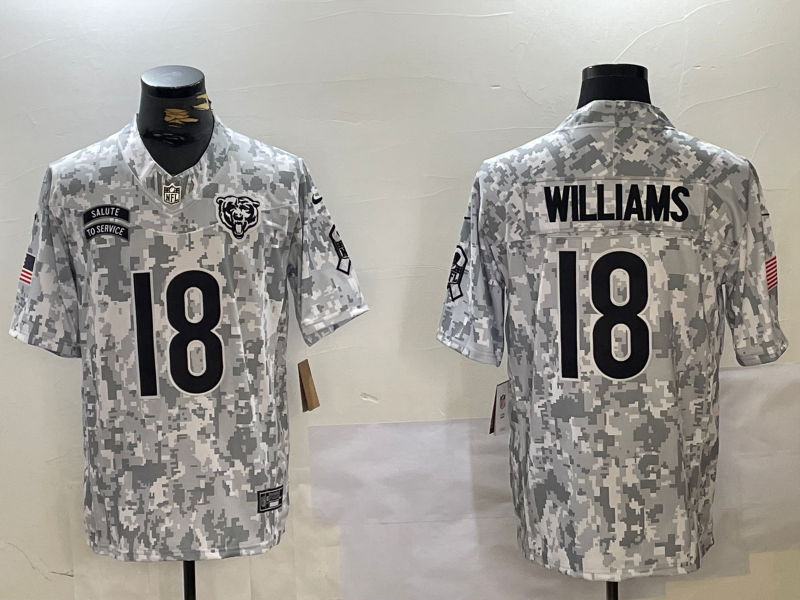 Nike Chicago Bears camo Salute To Service jersey