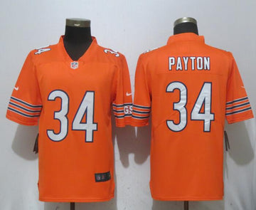 Nike Walter Payton Chicago Bears orange Vapor jersey