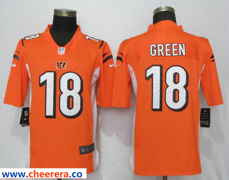 Nike A.J Cincinnati Bengals green Vapor jersey