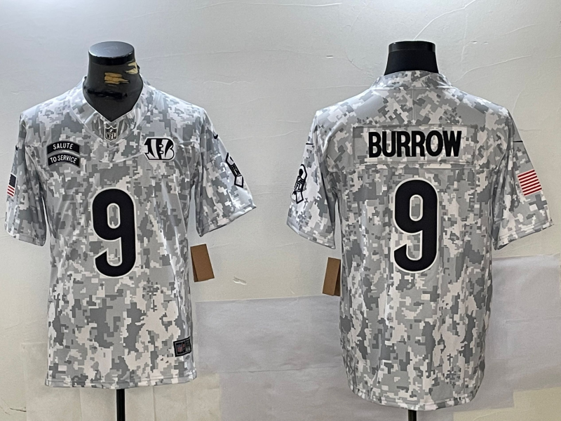 Nike Cincinnati Bengals camo Salute To Service jersey