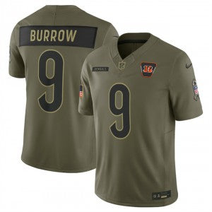 Nike Cincinnati Bengals olive Salute To Service jersey
