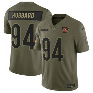 Nike Cincinnati Bengals olive Salute To Service jersey