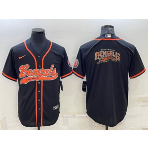Nike Blank Cincinnati Bengals black Vapor jersey