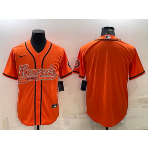 Nike Blank Cincinnati Bengals orange Vapor jersey