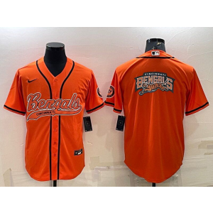 Nike Blank Cincinnati Bengals orange Vapor jersey