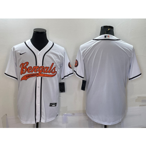 Nike Blank Cincinnati Bengals white Vapor jersey