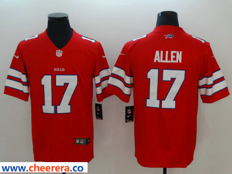 Nike Josh Allen Buffalo Bills red Color Rush jersey