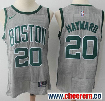 Nike Gordon Hayward Boston Celtics gray jersey