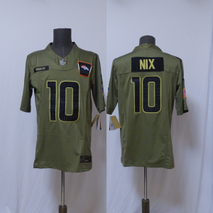 Nike Denver Broncos olive Salute To Service jersey