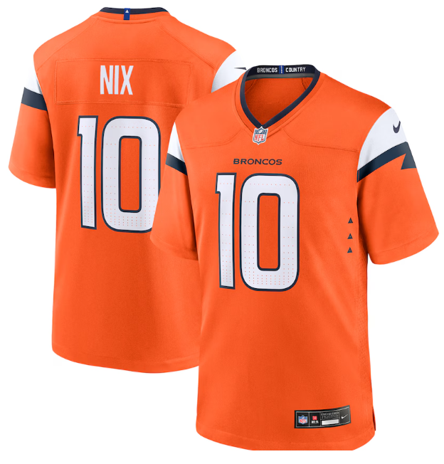 Nike Denver Broncos orange Vapor jersey