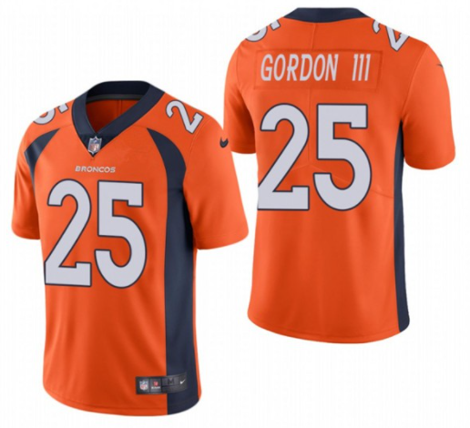 Nike Denver Broncos orange Vapor jersey