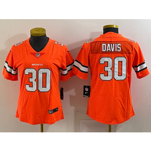 Nike Denver Broncos orange Color Rush jersey