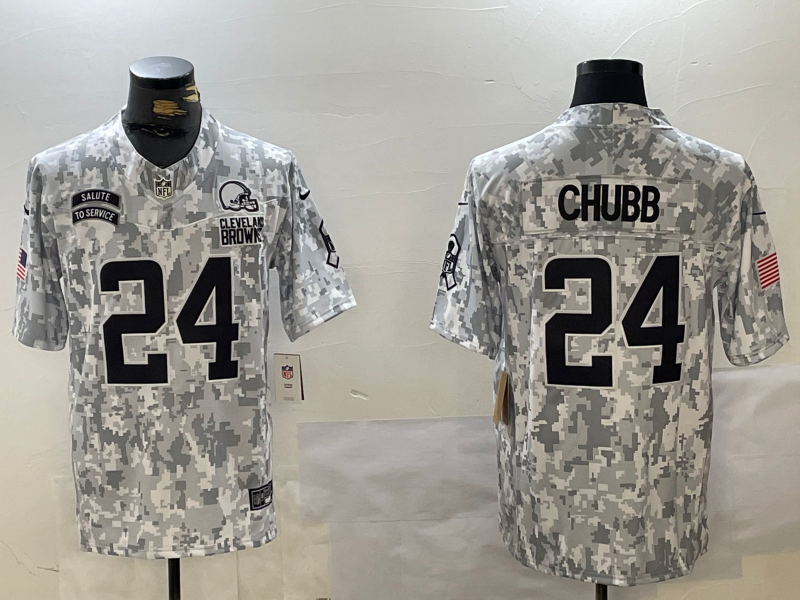 Nike Cleveland Browns camo Salute To Service jersey