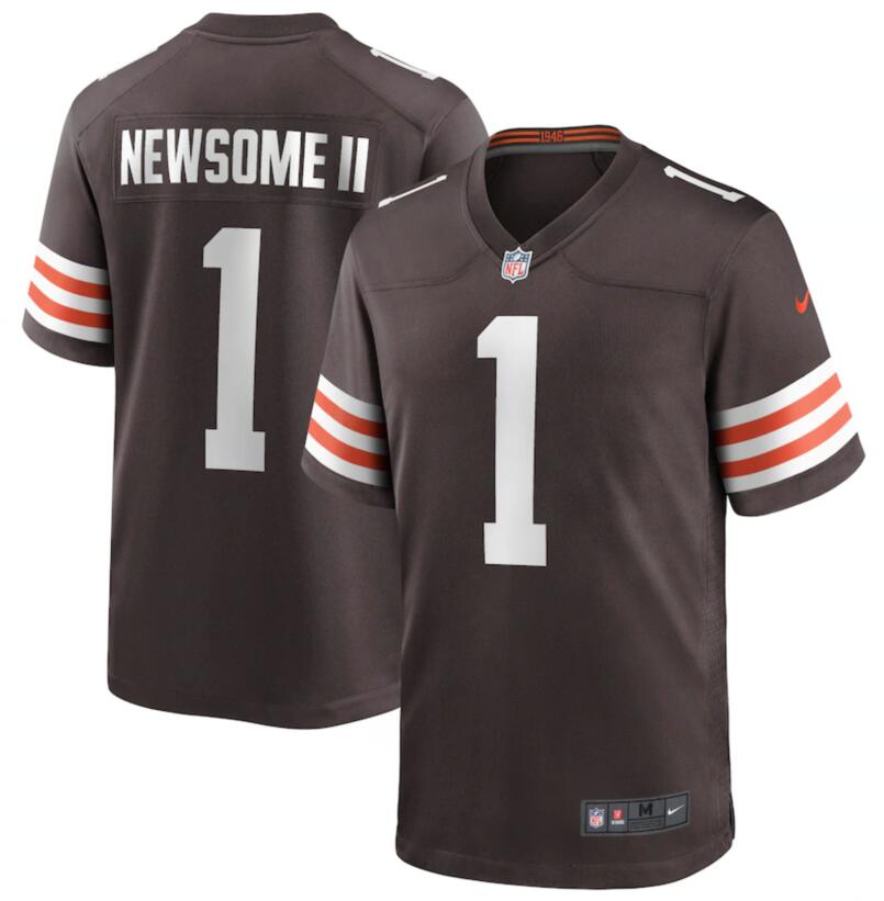 Nike Gregory Newsome II Cleveland Browns brown Vapor jersey