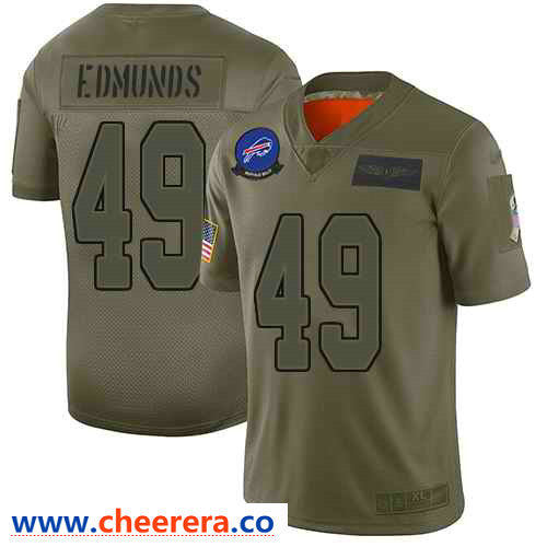 Nike Tremaine Edmunds Buffalo Bills camo Salute To Service jersey