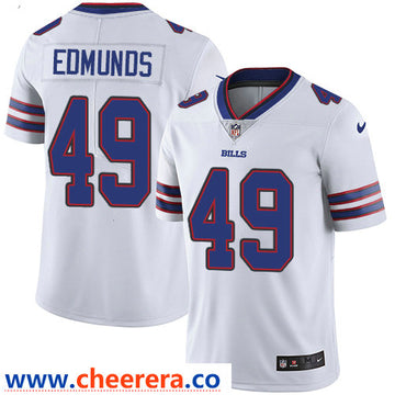 Nike Tremaine Edmunds Buffalo Bills white Vapor jersey