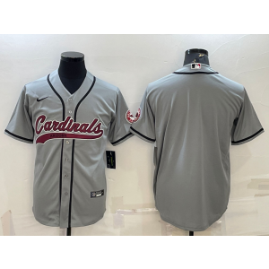 Nike Blank Arizona Cardinals grey Vapor jersey