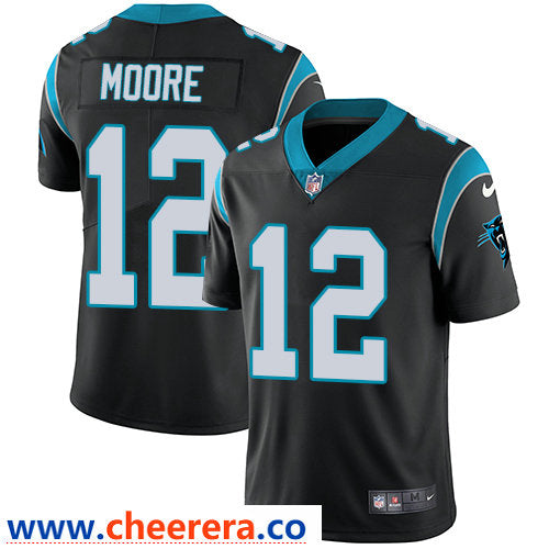 Nike DJ Moore Carolina Panthers black Vapor jersey