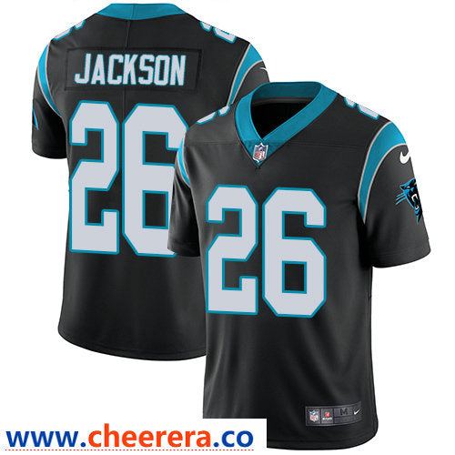 Nike Donte Jackson Carolina Panthers black Vapor jersey