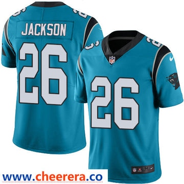 Nike Donte Jackson Carolina Panthers blue Vapor jersey