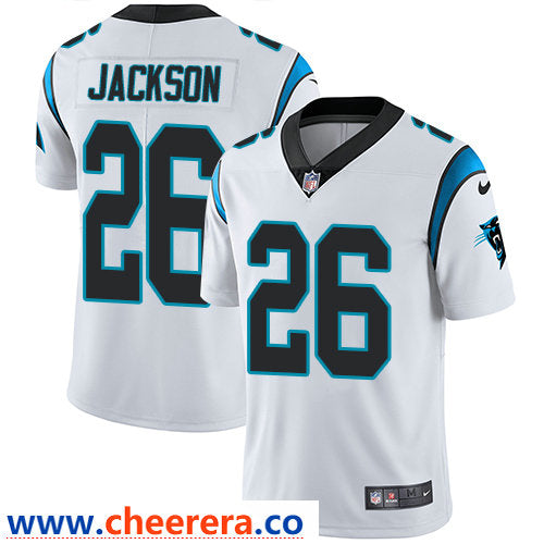 Nike Donte Jackson Carolina Panthers white Vapor jersey
