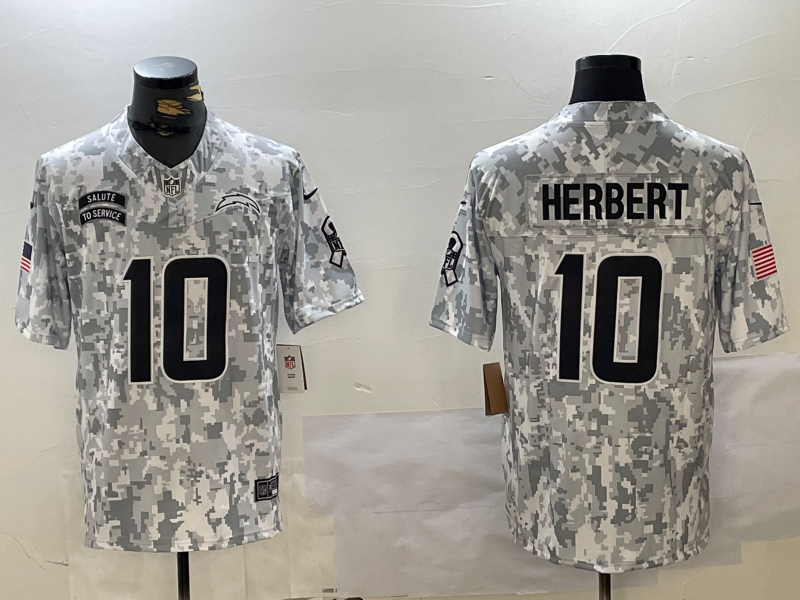 Nike Los Angeles Chargers camo Salute To Service jersey