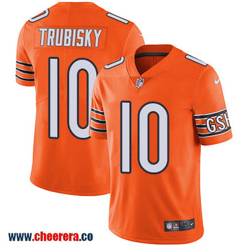 Nike Mitchell Trubisky Chicago Bears orange Limited jersey